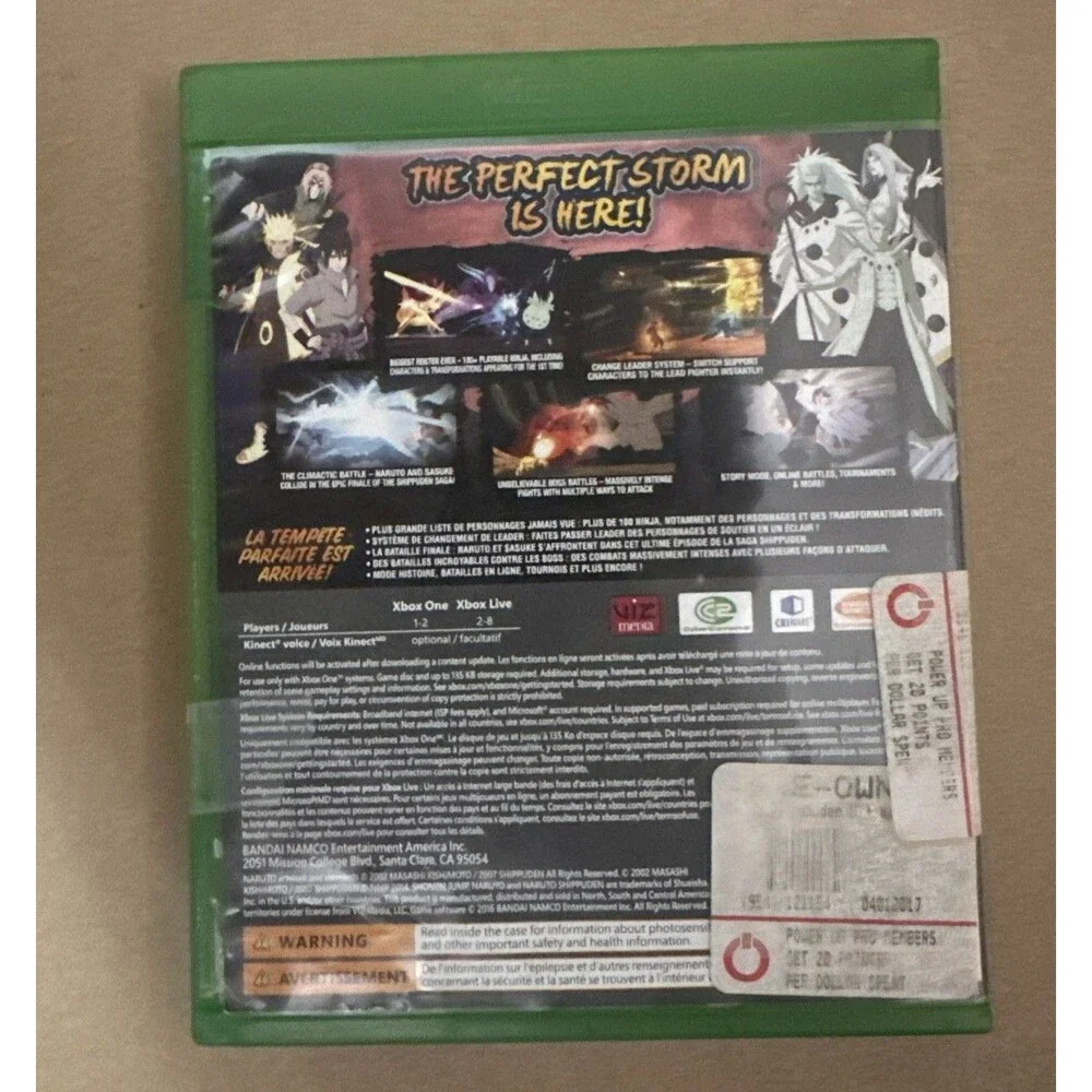 Naruto Shippuden: Ultimate Ninja Storm 4 (Microsoft Xbox One, 2016)